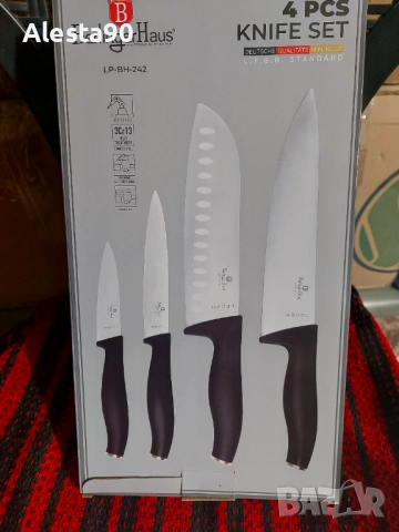 Комплект ножове от 4 бр. Berlinger Haus, снимка 2 - Прибори за хранене, готвене и сервиране - 52867144