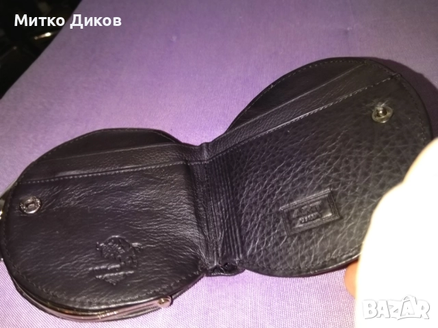 Арт женско портмоне ново 110х104мм естествена кожа, снимка 5 - Портфейли, портмонета - 51666749