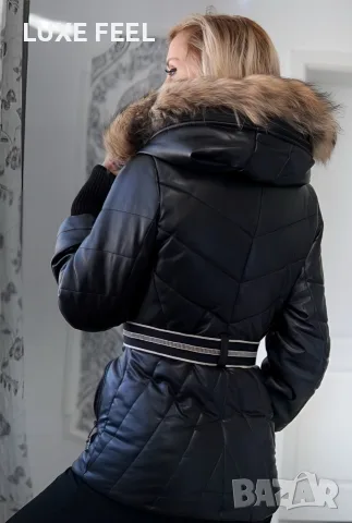 ⚜️ Естествен Косъм ⚜️Дамско Зимно Яке ⚜️S-3XL , снимка 2 - Якета - 56077234