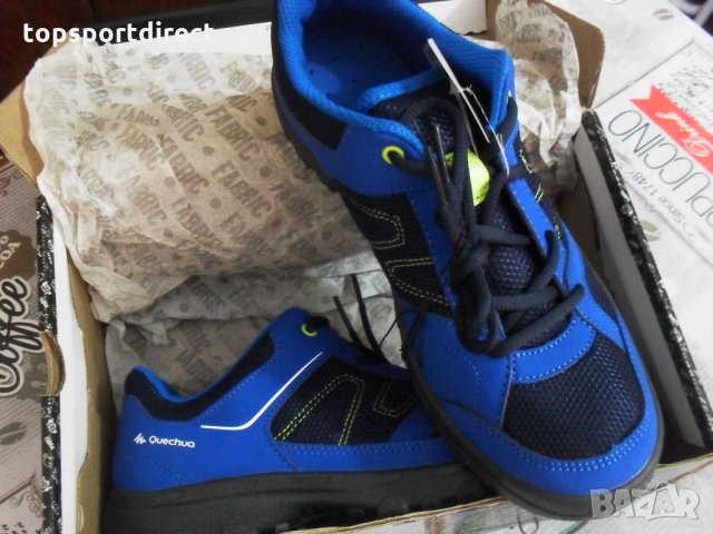 Туристически ДАМСКИ ОБУВКИ ЗА ПРЕХОДИ QUECHUA-СИНИ внос Франция., снимка 3 - Дамски ежедневни обувки - 27698724