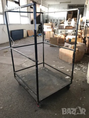 Колички Стелажи на колела, снимка 2 - Стелажи и щандове - 48369654