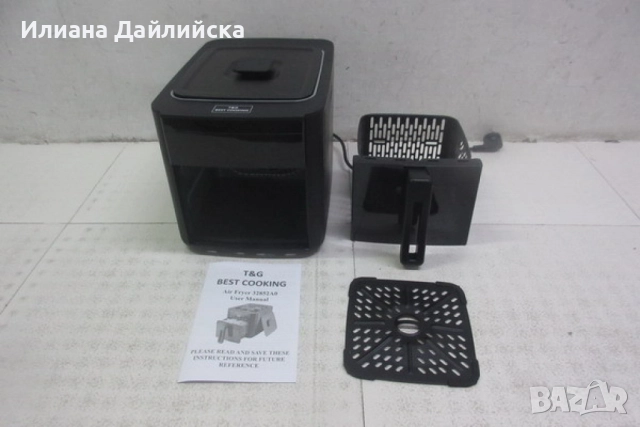 Air fryer 2 в 1 с грил 🔥 С ГАРАНЦИЯ 👈, снимка 2 - Други - 52830756