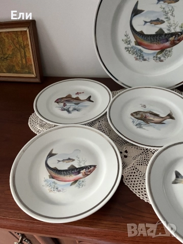 Български рибен сервиз “КИТКА”, снимка 2 - Сервизи - 52403618