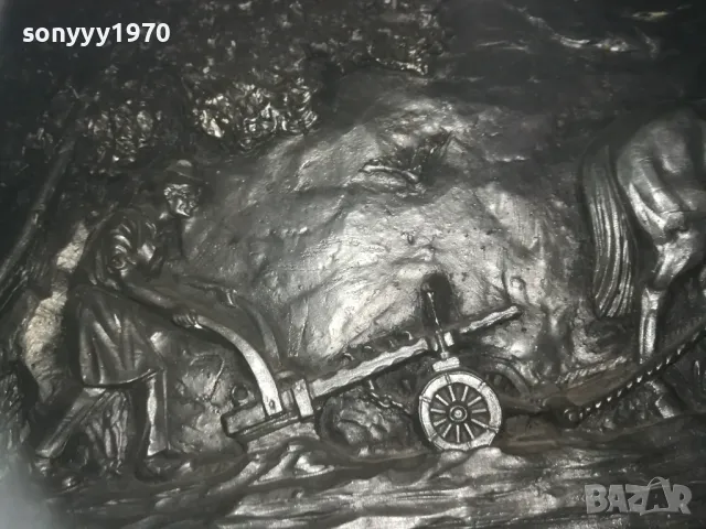 КАРТИНА МЕТАЛ ДЪРВО РЕЛЕФНА ОТ ГЕРМАНИЯ 2309241126, снимка 3 - Картини - 47327918