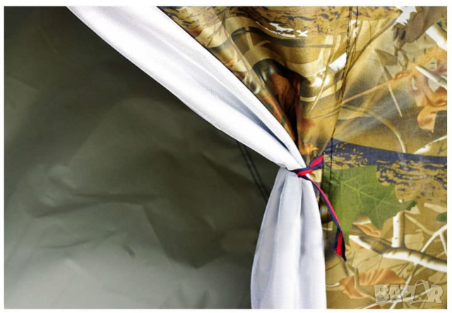 Саморазгъваща се голяма палатка голям размер (2 x 2 метра) за 4 човека, снимка 3 - Палатки - 36406435