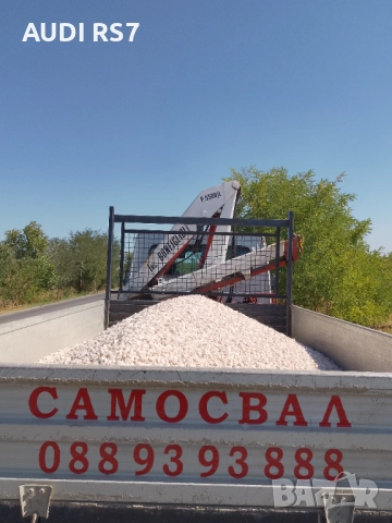 Транспортни Услуги Тристранен Самосвал с кран, снимка 2 - Транспортни услуги - 36403427