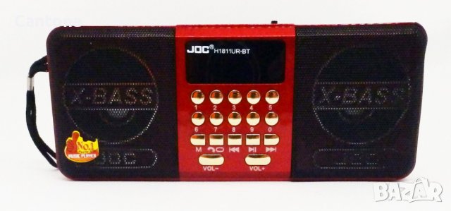 Преносимо радио JOC H1822UR, USB, SD карта, Акумулаторна батерия, снимка 2 - Bluetooth тонколони - 30745306
