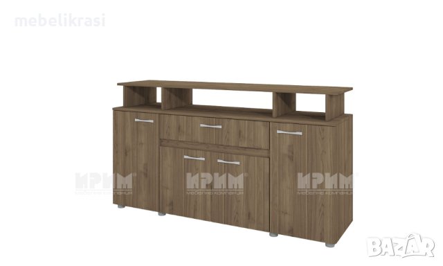 Скрин "Сити 3056"с 1 чекмедже и 4 врата с плавно затваряне, снимка 4 - Скринове - 42269420