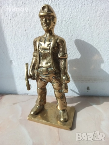 Бронзова пластика - миньор, снимка 5 - Колекции - 51917858