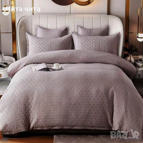 🛏 Луксозен комплект спално бельо от 100% памук, снимка 6 - Спално бельо - 52853867
