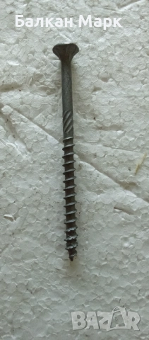 Dyna Plus Outdoor C4 – Винтове за дърво, външна употреба, тип торнадо (4x60 мм, 200 бр), снимка 4 - Железария - 51439262