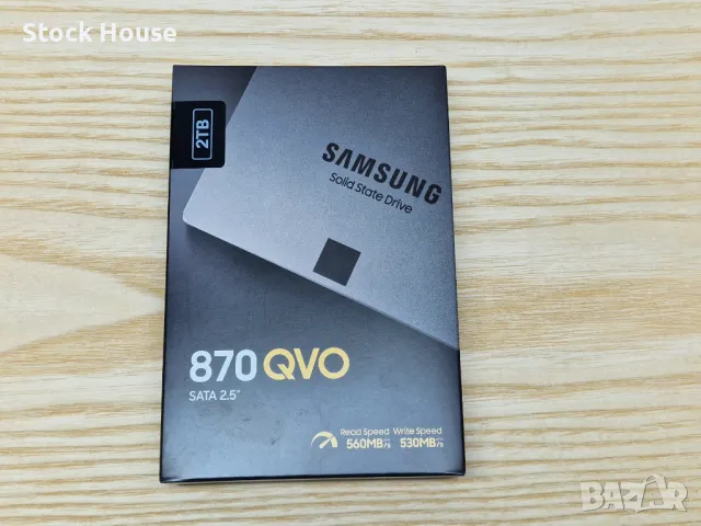 2TB 2000GB Samsung 870 QVO SSD SATA 2.5" Ново, снимка 1