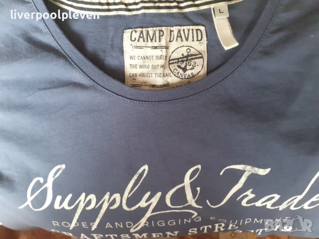 👉Camp David Original L ефектна, снимка 5 - Тениски - 50928969