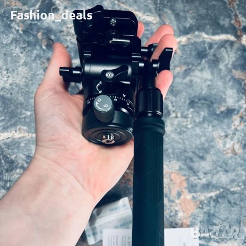 Нова глава за статив NEEWER с нивелираща основа триножник Arca QR плоча, снимка 9 - Чанти, стативи, аксесоари - 42509883