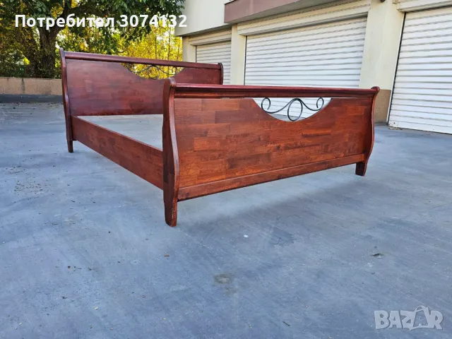 Масивна дървена спалня за матрак, снимка 4 - Спални и легла - 47706672