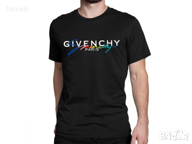 Тениски Givenchy Живанши принт. Модели и цветове, снимка 1 - Тениски - 28222955