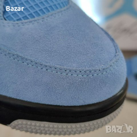 Nike Air Jordan 4 Retro University Blue Unc размер 44 номер нови обувки Кецове оригинални , снимка 4 - Кецове - 39029199