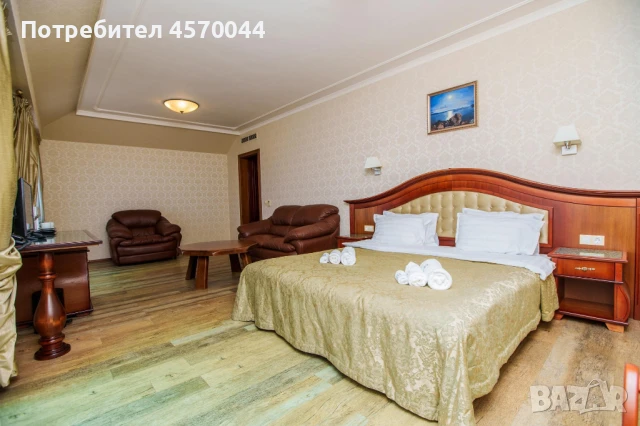 850 лв./месец - хотелска стая с ток, вода, фитнес, паркинг и топъл външен басейн, снимка 1