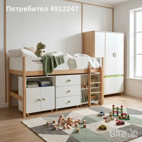 Комплект за детска стая , снимка 2 - Мебели за детската стая - 55750615