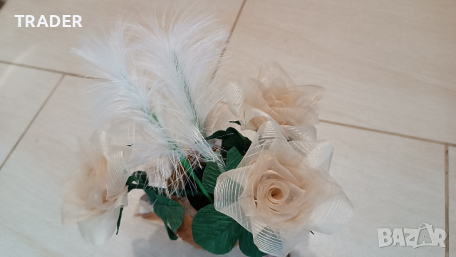 ваза с рози и кокос море сувенир, декорация подарък, снимка 8 - Декорация за дома - 22703256