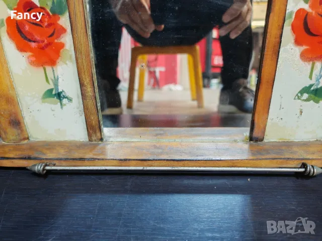 Старо кухненско огледало, снимка 5 - Антикварни и старинни предмети - 47342912