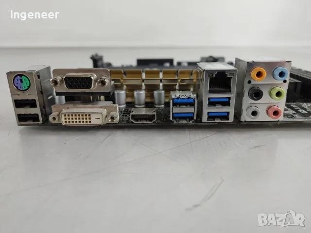 Motherboard ASUS H97M-PLUS socket 1150 Дънна Платка АСУС, снимка 4 - Дънни платки - 55754781