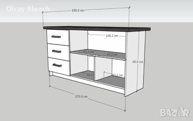 Професионални чертежи и визуализации за мебелисти, майстори и цехове, снимка 3 - Други услуги - 52225889