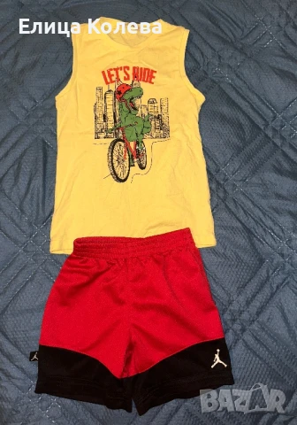 Панталонки и потник/ тениска за момче 104 см