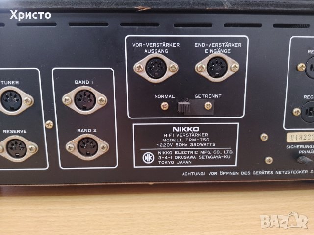 NIKKO TRM-750 , снимка 9 - Ресийвъри, усилватели, смесителни пултове - 39311668