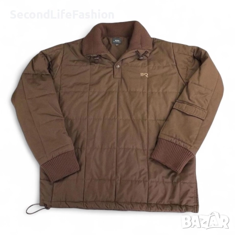 Ватирано яке G-STAR RAW Darra, мъжки пуловер размер L кафяво