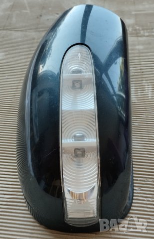 дясно прибиращо огледало с мигач и подсветка - Mercedes E class  W211 и S211, снимка 5 - Части - 37296488