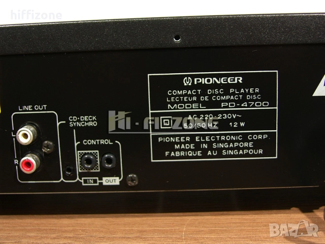 CD плеър  Pioneer pd-4700 /3 , снимка 7 - Ресийвъри, усилватели, смесителни пултове - 52944282