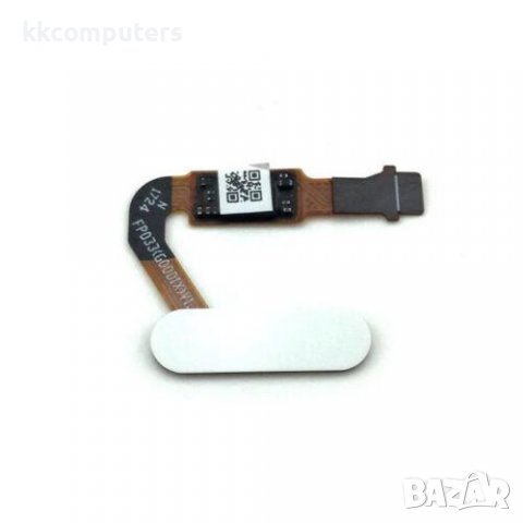 Лентов кабел сензор за Бутон меню за Huawei P20 FingerPrint / Бял / Баркод : 562510, снимка 1 - Резервни части за телефони - 38935307