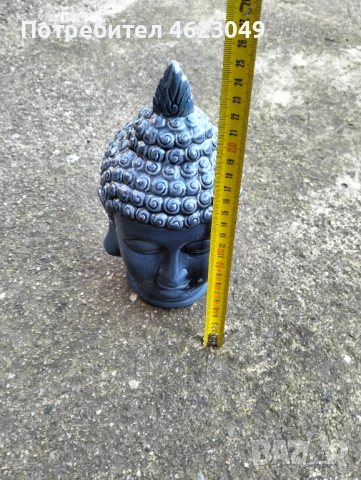 Порцеланова глава на Буда, снимка 3 - Антикварни и старинни предмети - 53042882