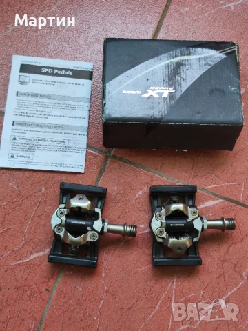 Педали Shimano XT PD-M8000 SPD, парчета за педали SM-SH51