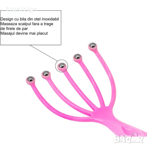 Масажор за скалп стимулира растежа на косата, снимка 3 - Масажори - 47571786