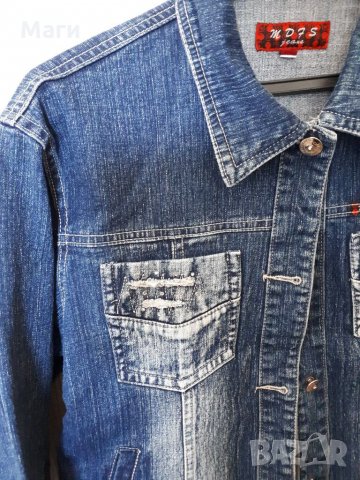 Дънково дамско яке, снимка 2 - Якета - 32083102