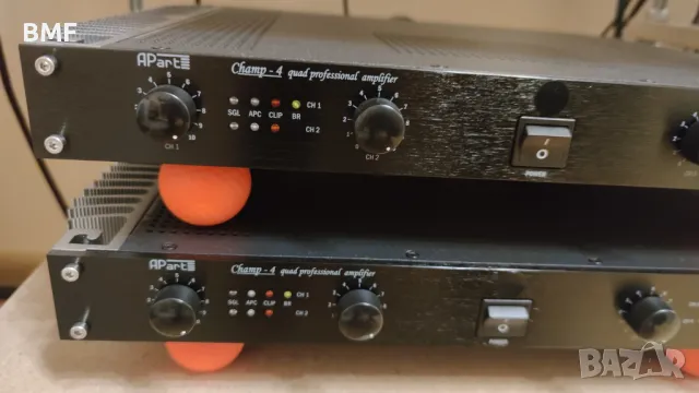 Нов усилвател / стъпало Apart Biamp Champ 4 (2 броя), снимка 3 - Ресийвъри, усилватели, смесителни пултове - 49696418