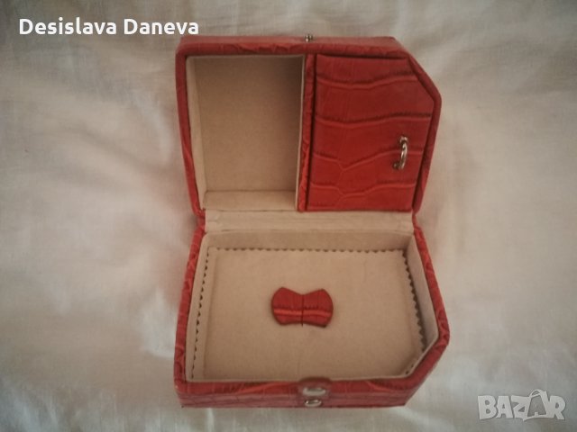 НОВА Кутия за бижута кожена, снимка 3 - Други - 29698972