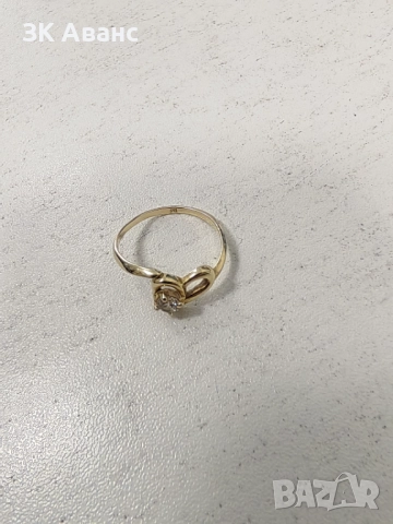дамски златен пръстен- 1,7гр(585), снимка 3 - Пръстени - 52823538