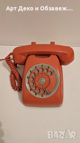 Ретро телефон с шайба