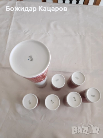 Стар порцеланов сервиз Берлин.Цена 53 лева (27.10 €) Пращам по Еконт. За София, Може и лично да мине, снимка 3 - Сервизи - 52041458