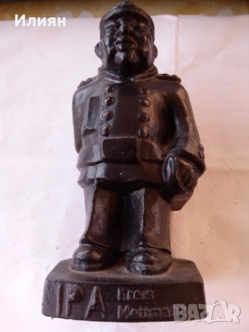 Месингова тежка към 0500 гфигура стара, снимка 2 - Декорация за дома - 31494389