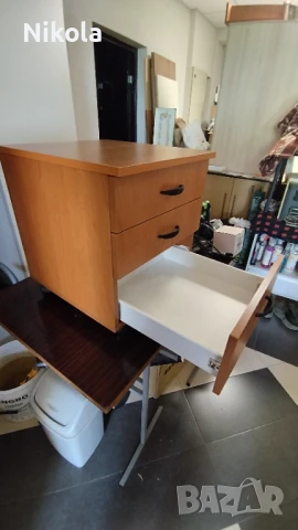 Шкафче на колела за бюро - контейнер с три чекмеджета 46,5/51,5/55, снимка 15 - Шкафове - 51099144