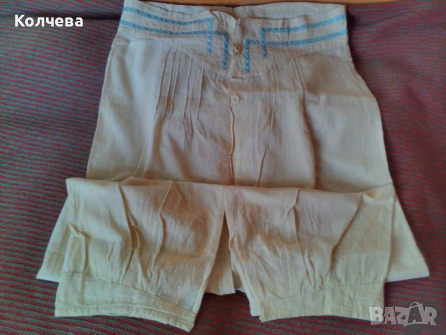 продавам панталон от 19 век, домашно тъкан от памук, снимка 1 - Панталони - 37585685