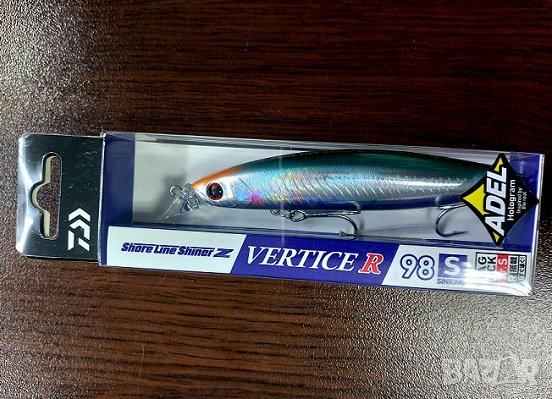 Воблер DAIWA Shoreline Shiner Z Vertice R 98S- 17.7g., снимка 3 - Такъми - 38490033