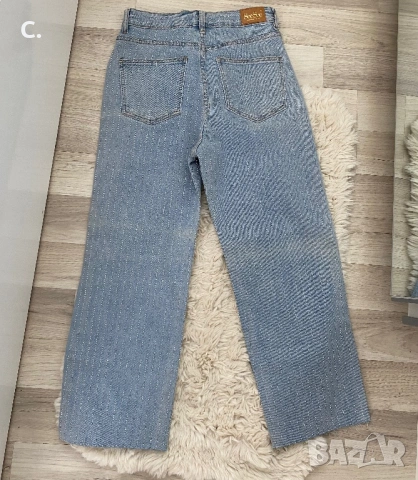 Дамски дънки с камъни, снимка 3 - Дънки - 54090696