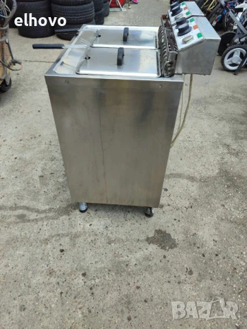 Професионален двоен фритюрник Nuova Elframo-трифазен, снимка 2 - Друго търговско оборудване - 50654233