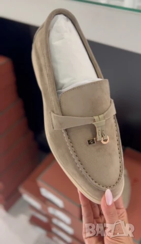 унисекс мокасини от естествен велур loro piana , снимка 2 - Дамски ежедневни обувки - 51326573