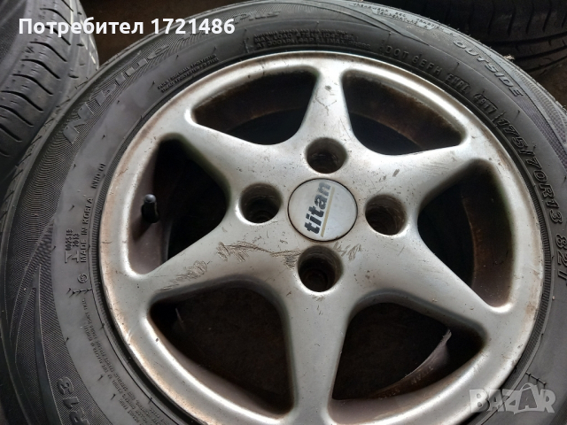 джанти Titan 13" Рено , снимка 6 - Гуми и джанти - 44717918